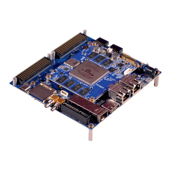 iWave iW-RainboW-G24M Arria10 SoC FPGA SOM Quick Start Manual