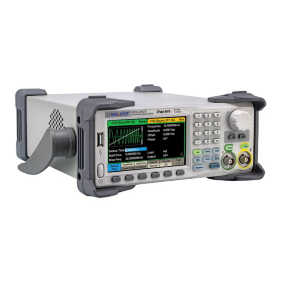 SIGLENT TECHNOLOGIES UM0202X-E02D User Manual