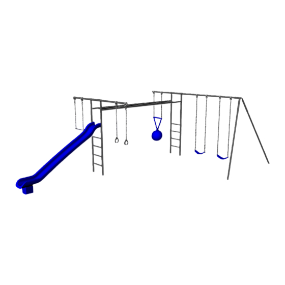 Component Playgrounds Super Swing w/ Slide and Buoy Ball Installation Instructions Manual