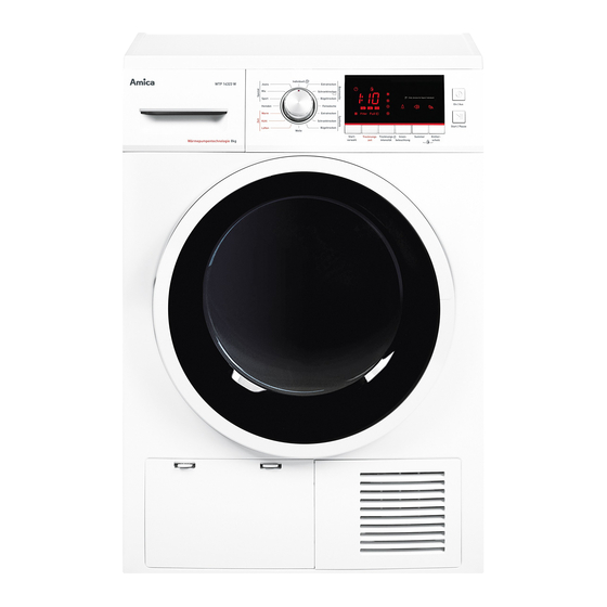 Amica WTP 14323 W Heat Pump Dryer Manuals