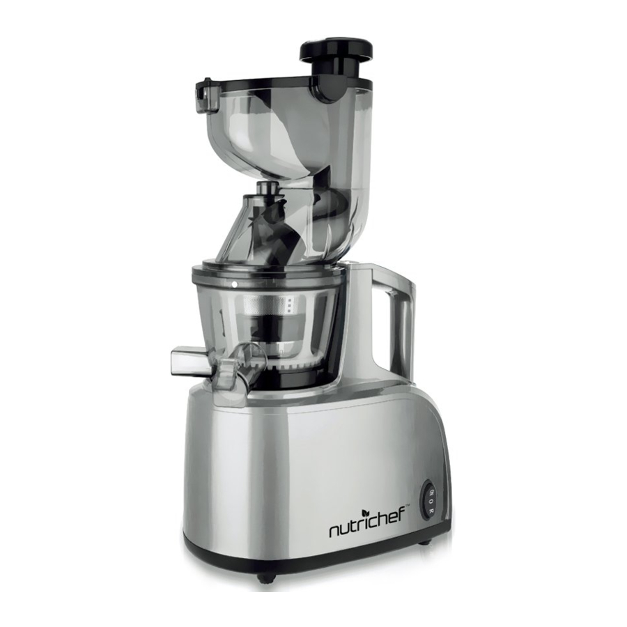 NUTRICHEF PKSJ40 - Slow Juicer Manual