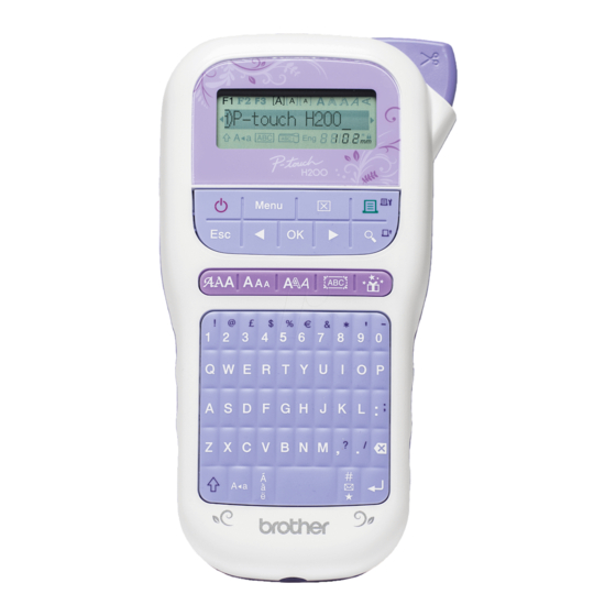 Brother P-touch H200 User Manual