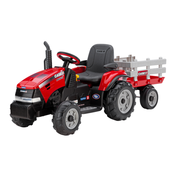 Peg-Perego CASE IH MAGNUM TRACTOR Use And Care Manual