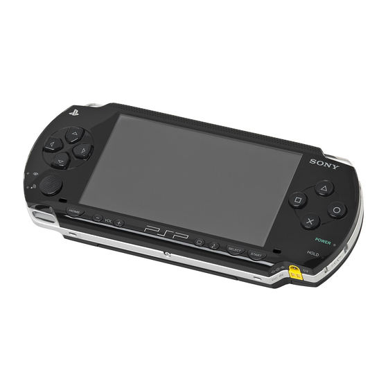Sony PSP-1003 Quick Reference