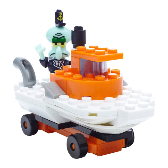 Mega  Blocks Nickelodeon SpongeBob SquarePants Squidward Racer Instruction