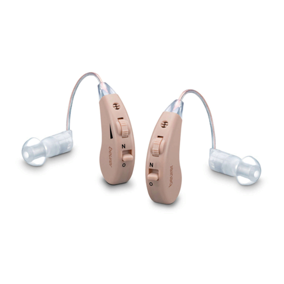 Beurer HA 55 Pair Instructions For Use Manual