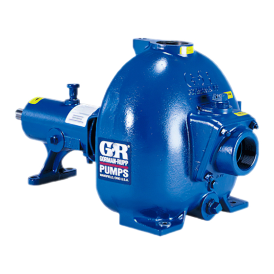 GORMAN-RUPP PUMPS 82E52-B Installation, Operation, And Maintenance Manual With Parts List