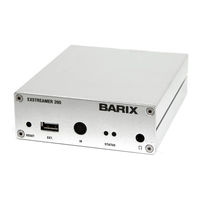 Barix EXSTREAMER 200 Quick Start Manual