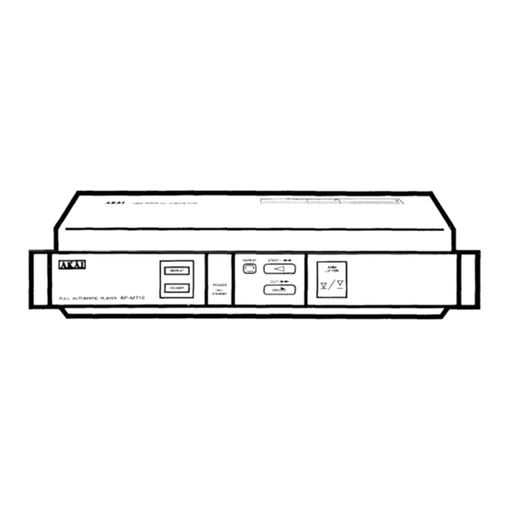 Akai AP-M719 Service Manual