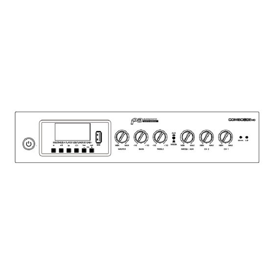 Audiophony PA COMBO60Evo User Manual