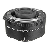 Nikon TC-20E - II Teleconverter AF-S Instruction Manual
