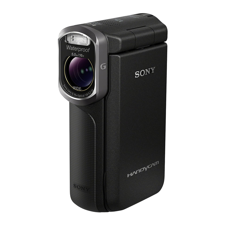 Sony Handycam HDR-GW77 Service Manual