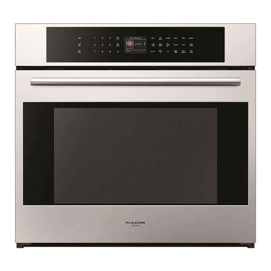 FULGOR milano 700 series Use & Care Manual