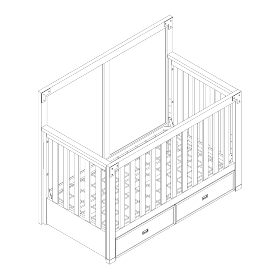 Monbebe WYATT 4 IN 1CONVERTIBLE CRIB Instruction Manual