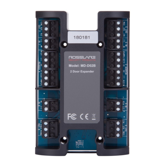 Rosslare MD-D02B Installation Manual