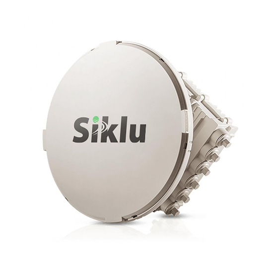Siklu EtherHaul 8000 Series Installation, Operation And Maintenance Manual