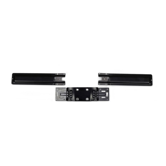 Ergotron WorkFit Dual Hinge Bow Accessory User Manual
