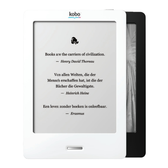 Kobo Touch QS Quick Manual