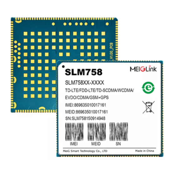 MEIG SLM758 Hardware Design Manual