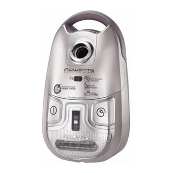 Rowenta SILENCE FORCE EXTREME RO59 Series Manual