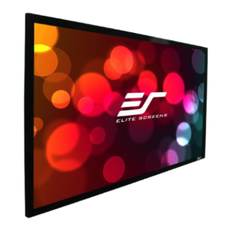 Elite Screens ezFrame R180WH1 User Manual