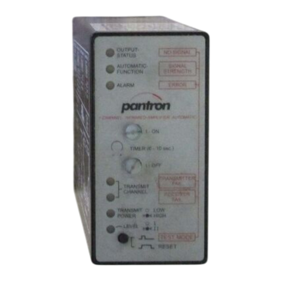Pantron ISG-A134 Manual
