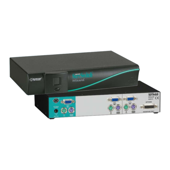 Black Box ServSwitch Wizard Manual