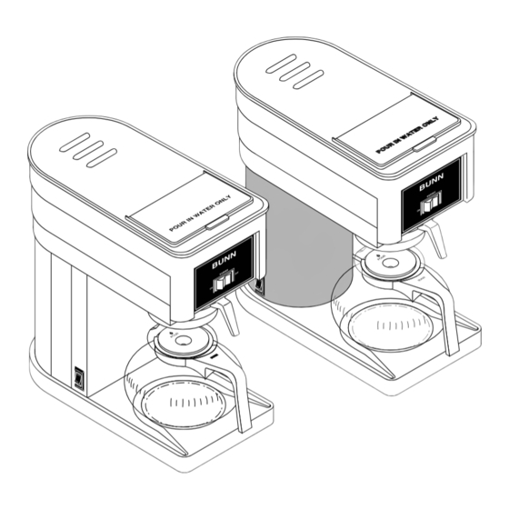 Bunn Pour-Omatic GR-8 Use And Care Manual