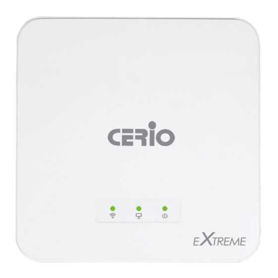 Cerio CW-300N Quick Start Manual