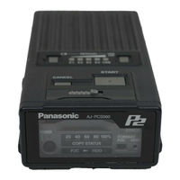Panasonic AJ-PCS060G - DVCPRO - Data Storage Wallet Operating Instructions Manual