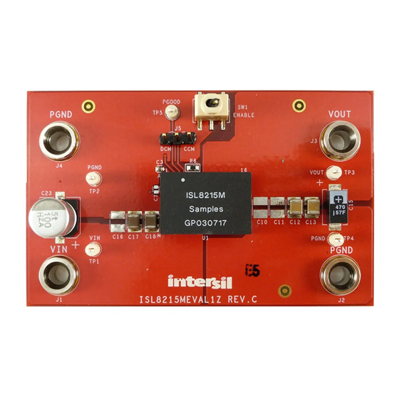 Intersil ISL8215MEVAL1Z User Manual