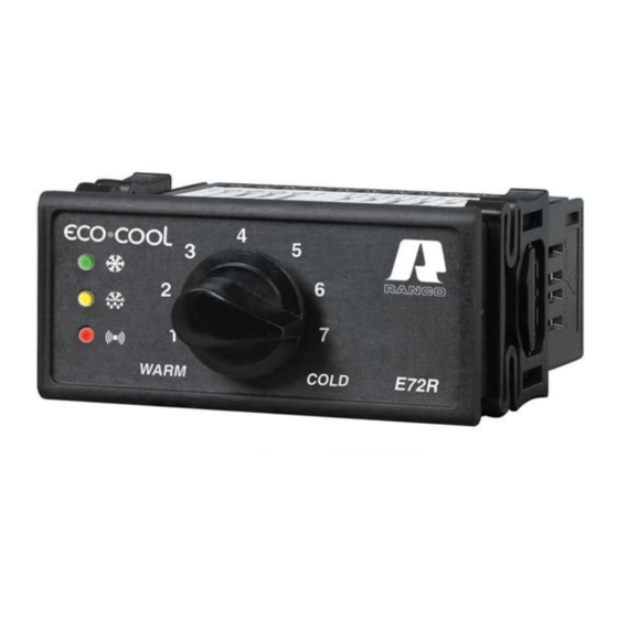 Ranco EcoCool E7 Series Installation And Configuration Manual
