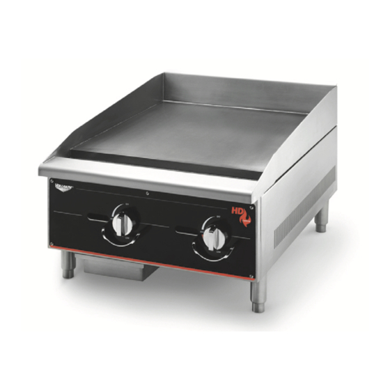 Vollrath Cayenne XFTG2001LP Installation Instructions Manual