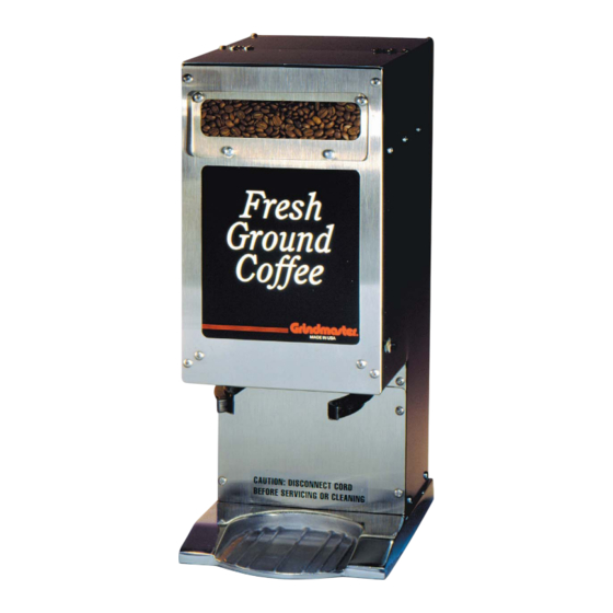 User Manuals: Grindmaster 100 Coffee Grinder