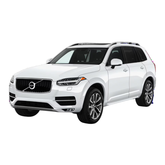 Volvo XC90 2018 Owner's Manual