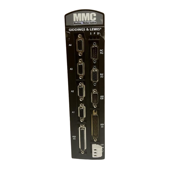 Giddings & Lewis MMC-A2 Manual
