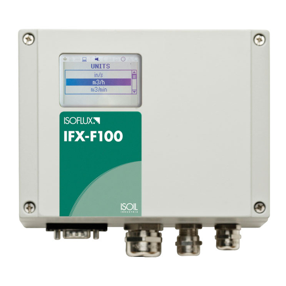 ISOIL Isoflux IFX-F100 User Manual