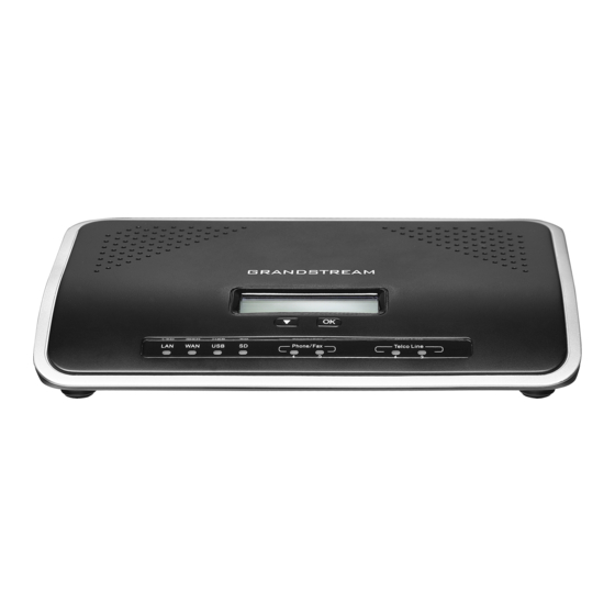 Grandstream Networks UCM6 Series Configuring