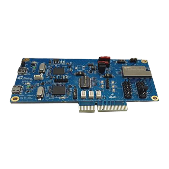 Dialog Semiconductor DA16 Series Getting Started Manual