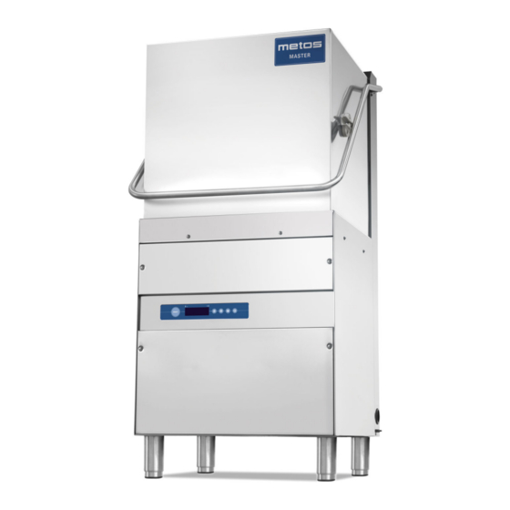 Metos Master HOOD 130 LUX II Instructions For Use And Maintenance Manual