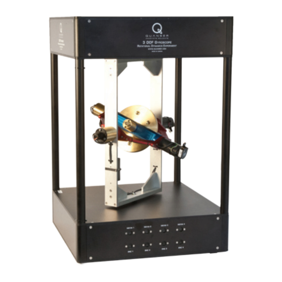 Quanser 3 DOF Gyroscope Quick Start Manual