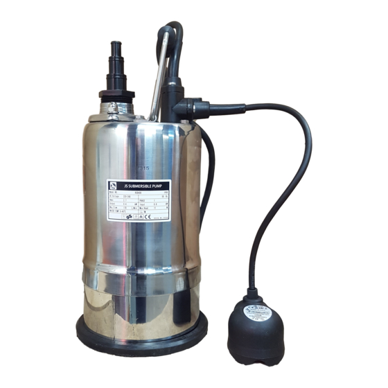 JS Pump RSD-400 Maintenance Manual