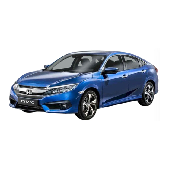 Honda CIVIC SEDAN 2017 Owner's Manual