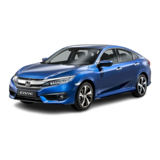 Honda Civic Sedan 2017 Owner's Manual
