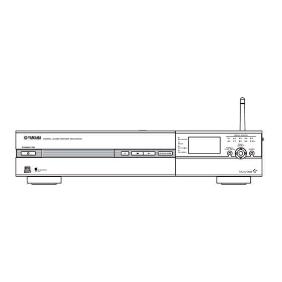 Yamaha MCX-2000 Owner's Manual