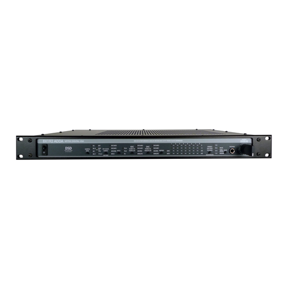 MyTek 8X192 ADDA User Manual