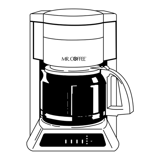 Mr. Coffee PR14 Instruction Manual