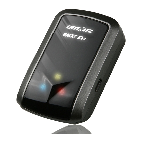 Qstarz eXtreme BT-Q818X GPS Receiver Manuals