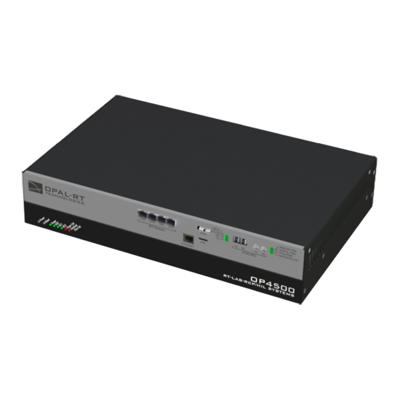 Opal-RT OP4500 User Manual