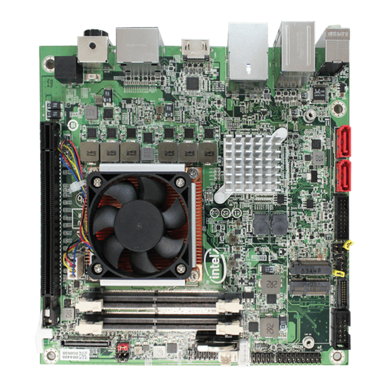 Arbor Technology ITX-i89H0 Quick Installation Manual